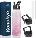 Konokyo 40oz Insulated Water Bottle Stainless Steel Sport Bottles by Konokyo