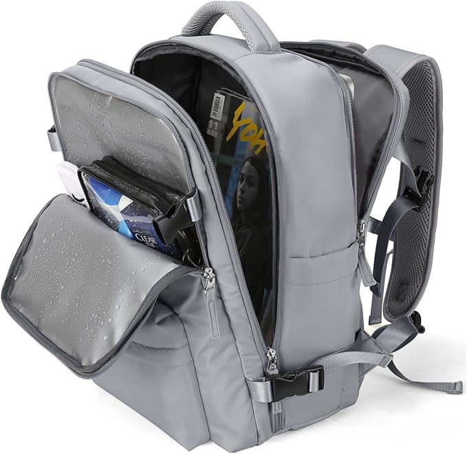 WONHOX Large Travel Backpack Carry on Flight Approved Laptop Work Business by WONHOX