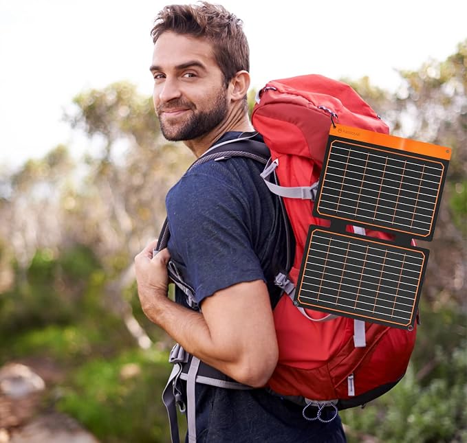 FlexSolar 20W Portable Solar Panel, High-Efficiency Monocrystalline PV Module - Image 5