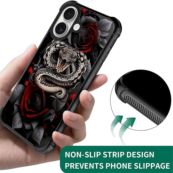 for iPhone 17 Case, for MagSafe Graphic Design for Girl Boy Soft Silicone Hard - Image 4