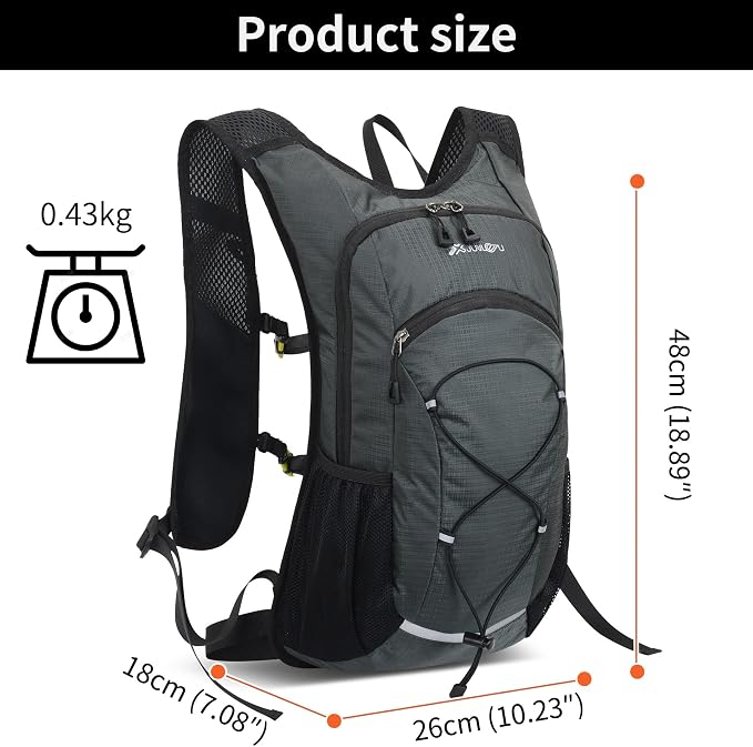 DOJUNS Hiking Backpack Lightweight Travel Backpack 20L Waterproof Hiking - Image 5