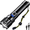 AKNEAR Rechargeable LED Flashlight 99000 High Lumens, Super Bright Flashlights by AKNEARHeadlampRechargeable