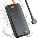 Outdoor Power Strip Weatherproof, IPX6 Waterproof Surge Protector by ZZJPowerStrip