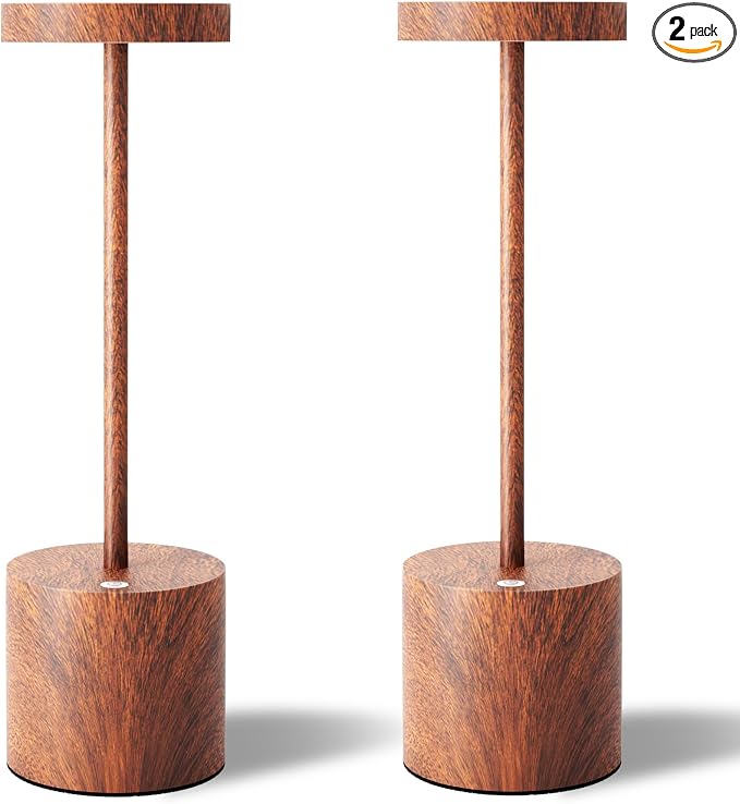 TBBGA LED Cordless Table Lamps Set of 2, Portable Rechargeable 5000mAh Outdoor by TBBGALEDCordlessTableLamps