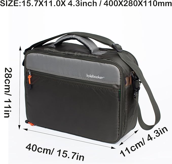 Kylebooker Fly Fishing Reel and Gear Case, Portable Tackle Organizer Storage - Image 3