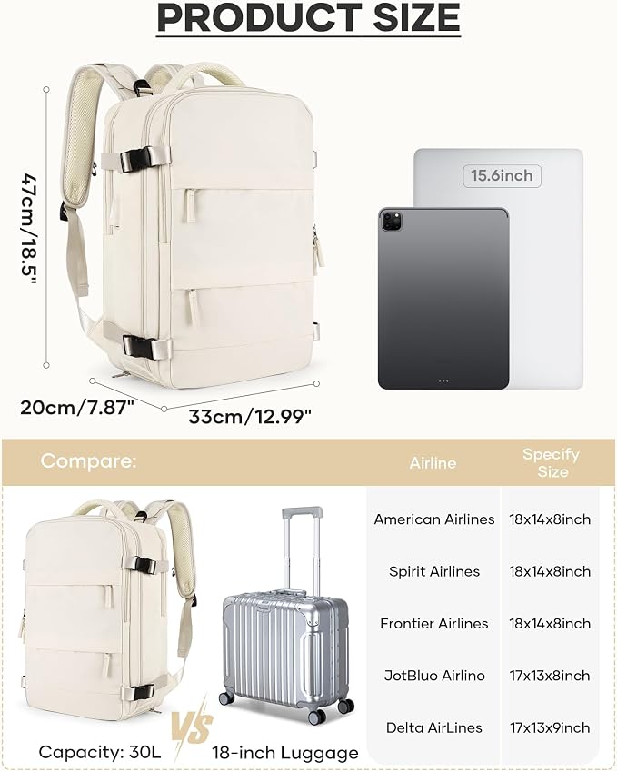 coofay Vacuum Backpack Travel - Image 4