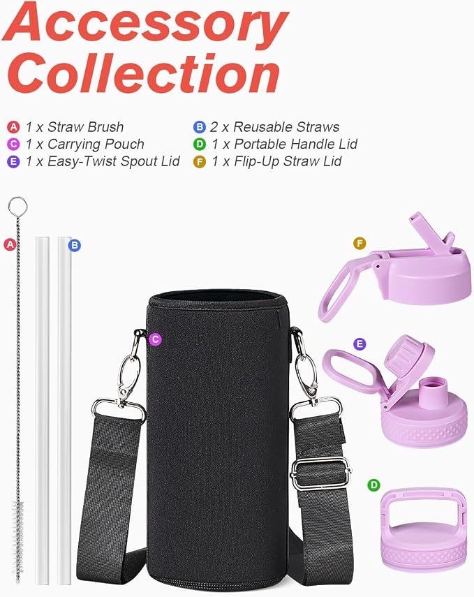 Coolflask Water Bottle 32 oz Insulated - Image 7