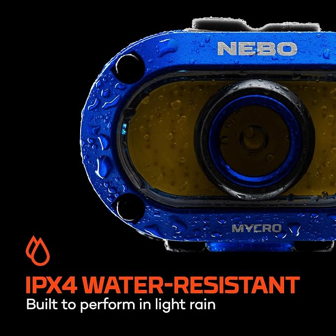 NEBO MYCRO 550+ Rechargeable Headlamp | 550 Lumens, 7 Light Modes, Water - Image 6