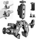 NEEWER Super Clamp with 3" Dual Ballhead Magic Arm, Ball Head Adapter, Cold Shoe by Neewer