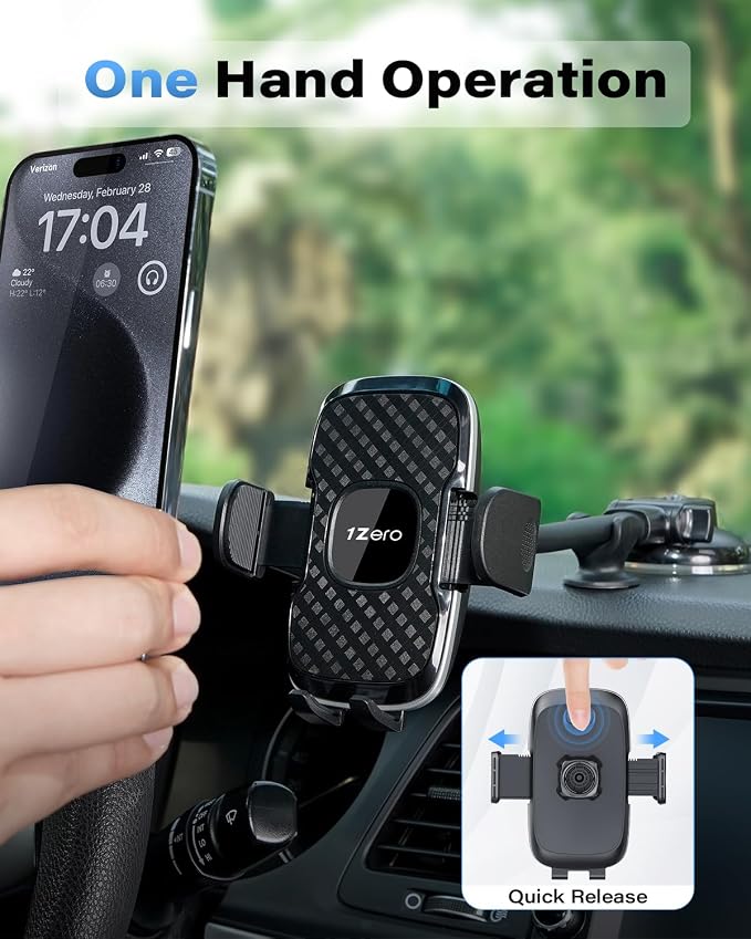 1Zero Solid Car Truck Phone Mount Holder - Image 3