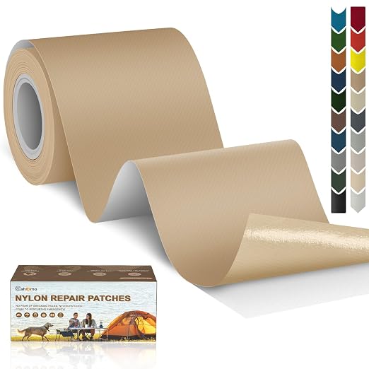 Cahomo 3x79 Inch Nylon Repair Patch Nylon Repair Tape Self Adhesive Fabric by Cahomo