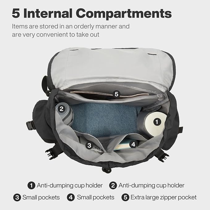 mixi Travel Backpack for Women Men, 18 Inch Carry On Laptop Backpack Flight - Image 8