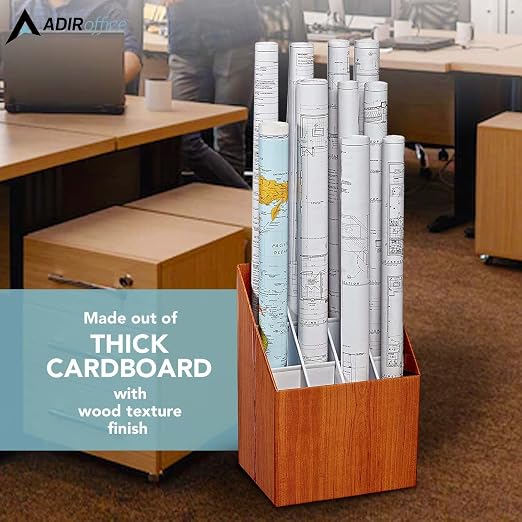 Adir Corp. 627 Upright Roll File Corrugated Box - Image 7
