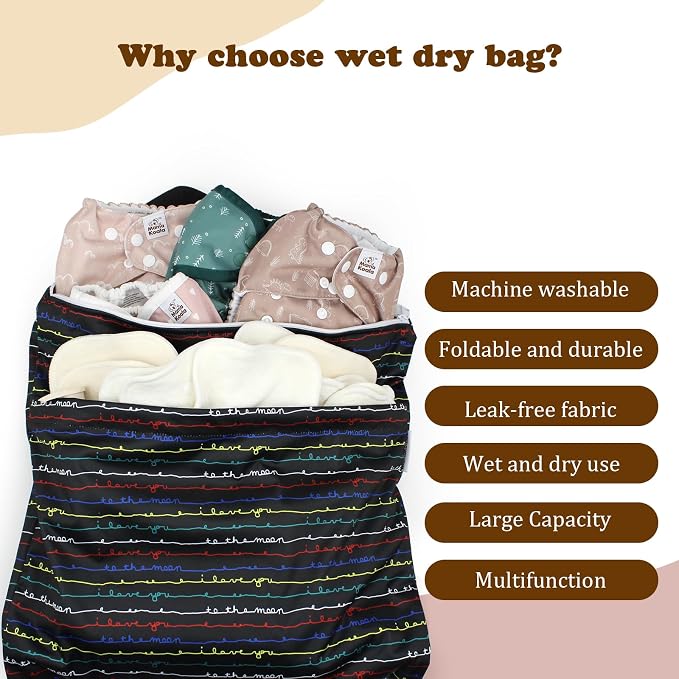 Mama Koala Reusable Hanging Wet Dry Bags - Image 5