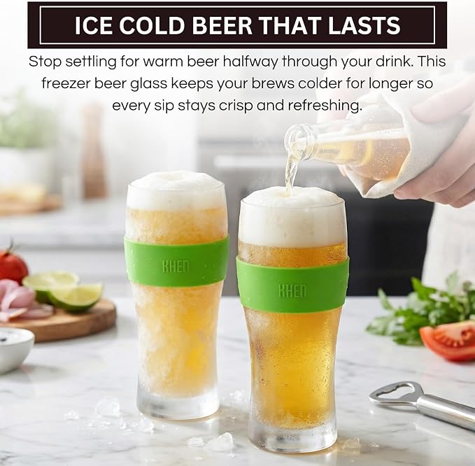 Frozen Pint Beer Glasses - Image 6