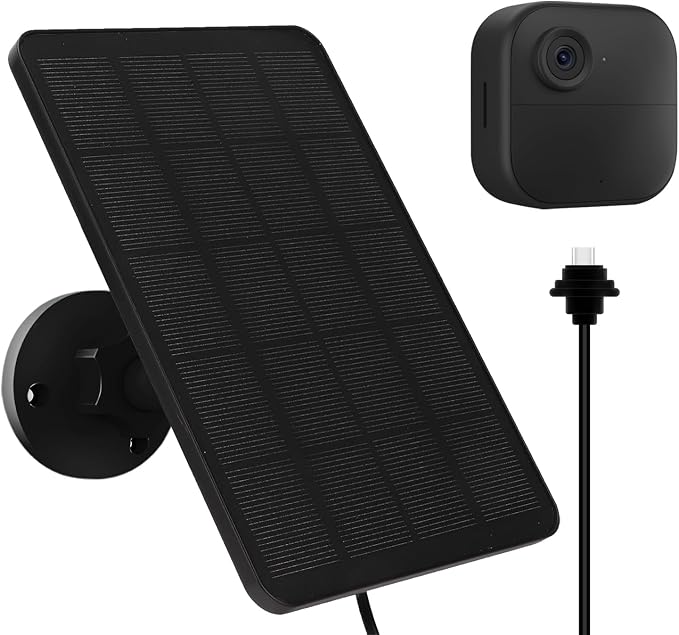 4W Solar Panel for Blink Outdoor 4 Camera, Solar Panel by YCTechCam