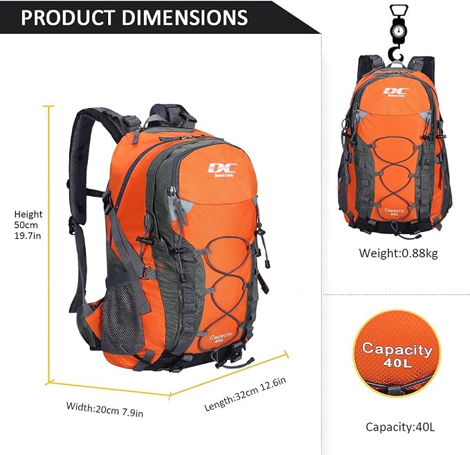 Diamond Candy Waterproof Hiking Backpack - Image 6