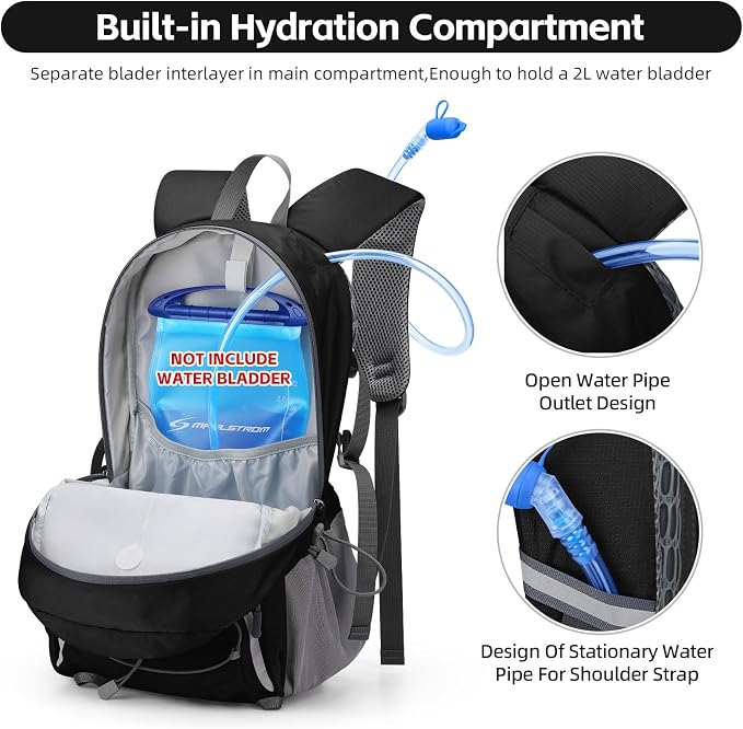 RealCool Hiking Backpack for Men Women, 20L Lightweight Waterproof Travel - Image 5