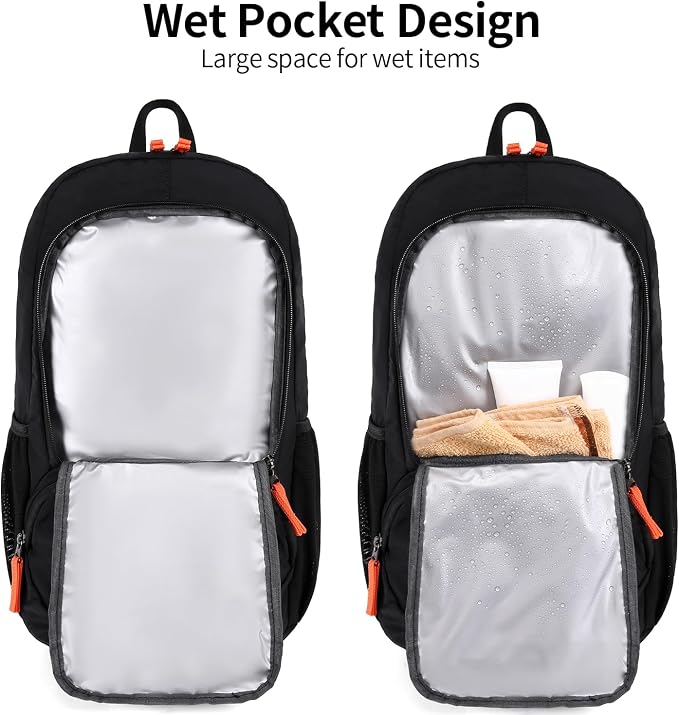 FENGDONG 35L Lightweight Foldable Waterproof Packable Travel Small Hiking - Image 6