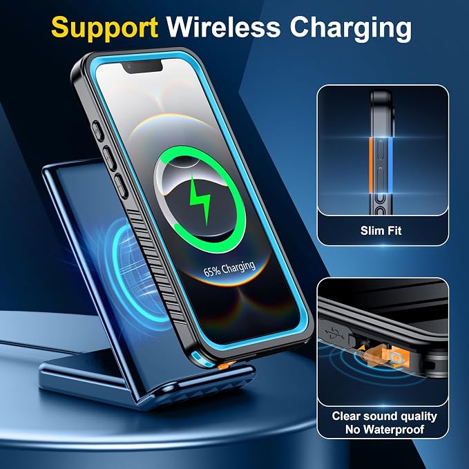 SPIDERCASE for iPhone 16e Case/iPhone 17e Case Waterproof, Built-in Screen & - Image 5