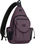 MOSISO Sling Backpack, Canvas Crossbody Hiking Daypack Bag by MOSISO