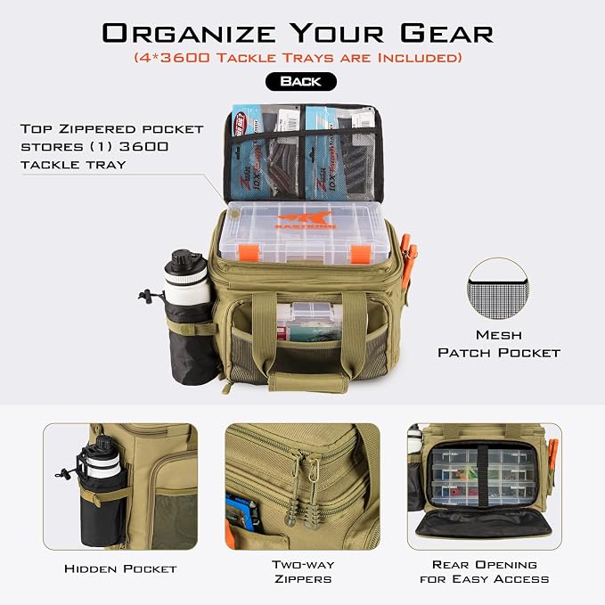 KastKing Karryall Fishing Tackle Bags - Image 3