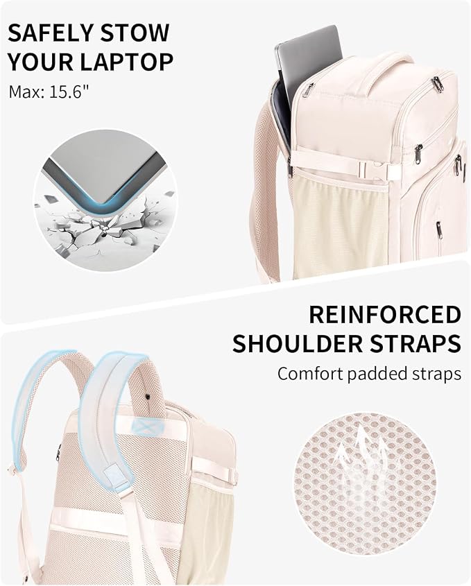 ECOHUB Travel Backpack for Women, Laptop Carry on Backpack - Image 6