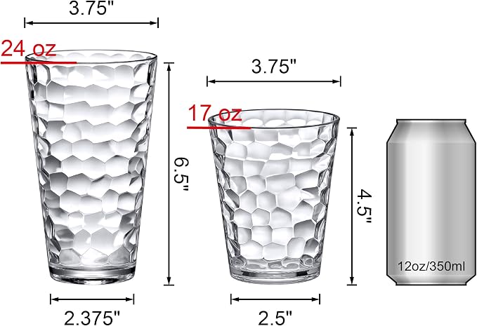 Amazing Abby Iceberg 16-Ounce and 24-Ounce Tumblers, Reusable Plastic Cups - Image 5