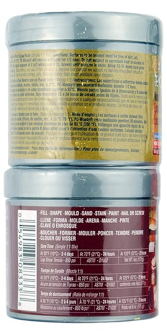 PC Products PC-Woody Wood Repair Epoxy Paste Kit - Image 2