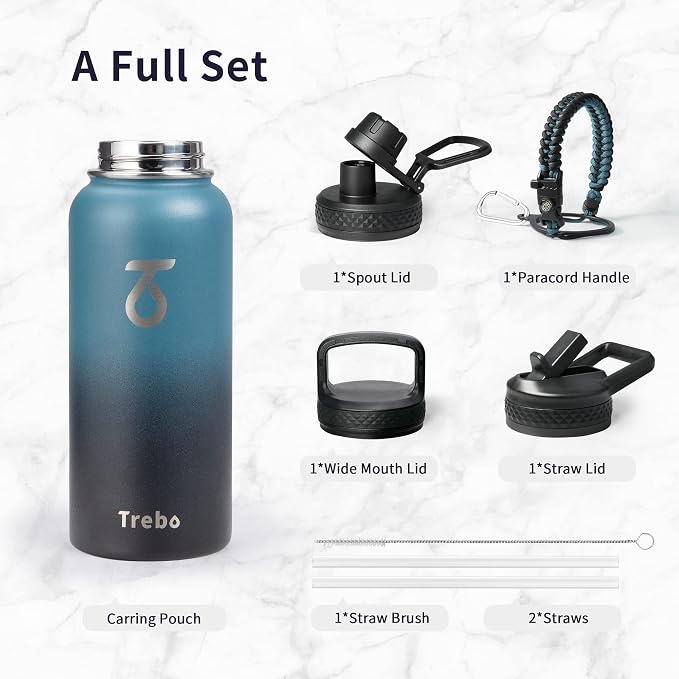 Trebo 32oz Water Bottle Insulated - Image 6