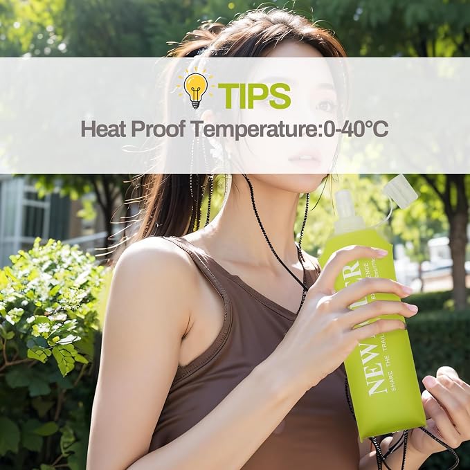 Soft Flask Running Bottles Collapsible Water Bottle Foldable - Image 8