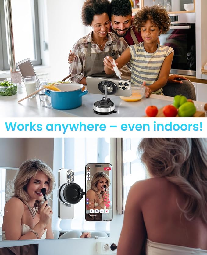 Jononser Magnetic Suction Cup Phone Mount - Image 7