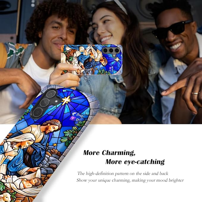 Compatible for Samsung Galaxy S25 Plus 5G Case, Dual Layer Heavy Duty 2 in 1 - Image 4