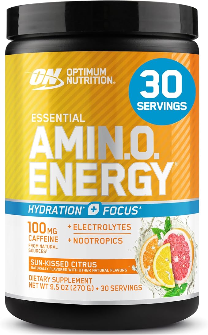 Optimum Nutrition Amino Energy Powder Plus Focus, by OPTIMUMNUTRITION