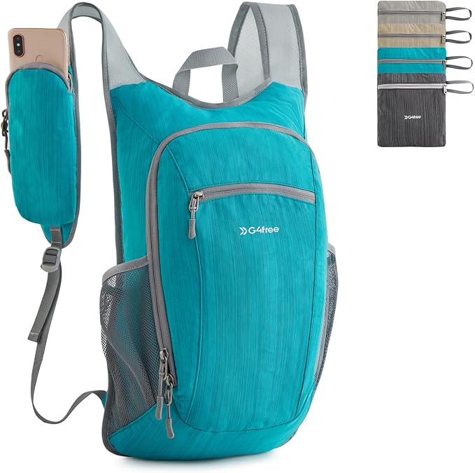 G4Free 15L Hiking Daypack Lightweight Travel Backpack Packable Outdoor Casual by G4Free