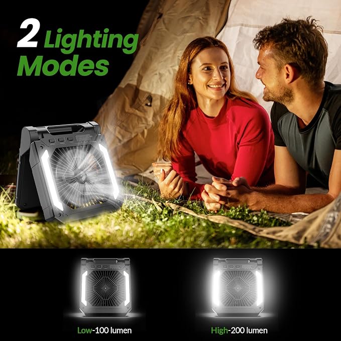 20000mAh Portable Fan Rechargeable - Image 5