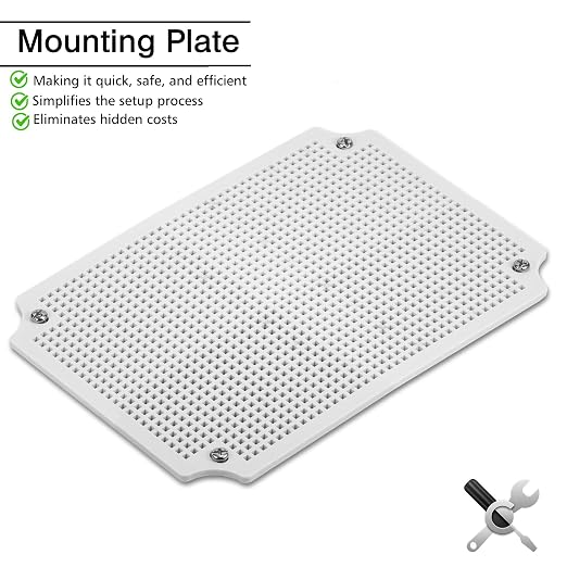 QILIPSU Outdoor Junction Box IP67 Waterproof Project Box ABS Plastic - Image 2