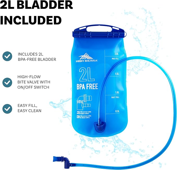 High Sierra Hydrahike 2.0 Hydration Backpack - Image 5