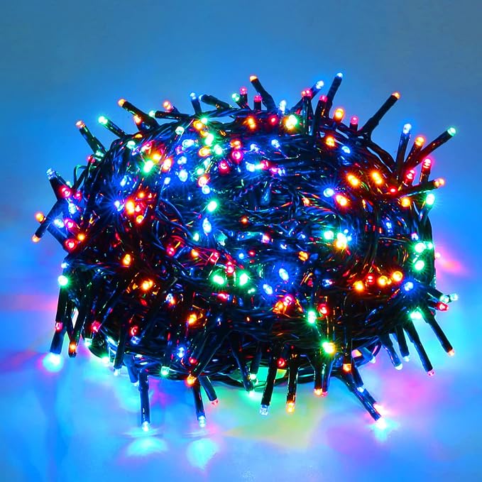 AWQ 500 LED 49ft Christmas Cluster Lights Christmas Decoration String Lights by AWQ