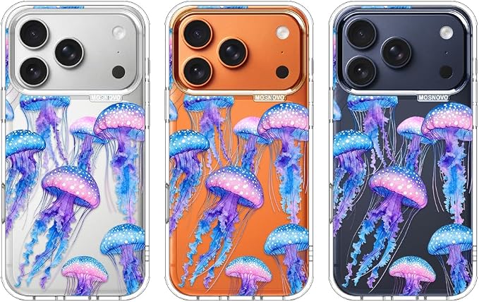 MOSNOVO for iPhone 17 Pro Case, Shockproof Military-Grade Protection 6.6ft Drop - Image 3