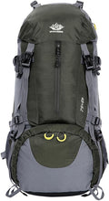 WoneNice 50L Waterproof Hiking Backpack by WoneNice