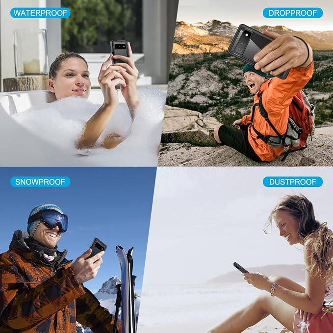Lanhiem for Google Pixel 7a Case, IP68 Waterproof Dustproof - Image 7