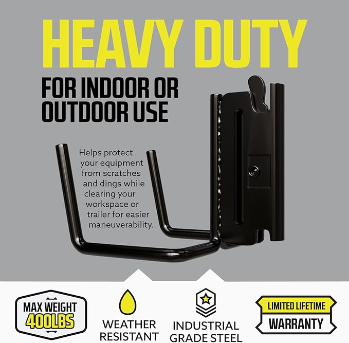 DC Cargo Mall Dual Arm Tool Hook Hanger E Track Accessories 3" Deep - Image 4
