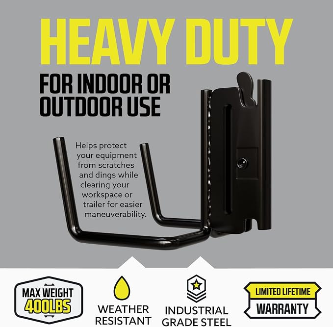 DC Cargo Mall Dual Arm Tool Hook Hanger E Track Accessories 3" Deep - Image 4