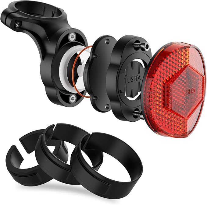TUSITA Airtag Bike Mount, Hidden Bicycle Seatpost Mount Compatible by TUSITA