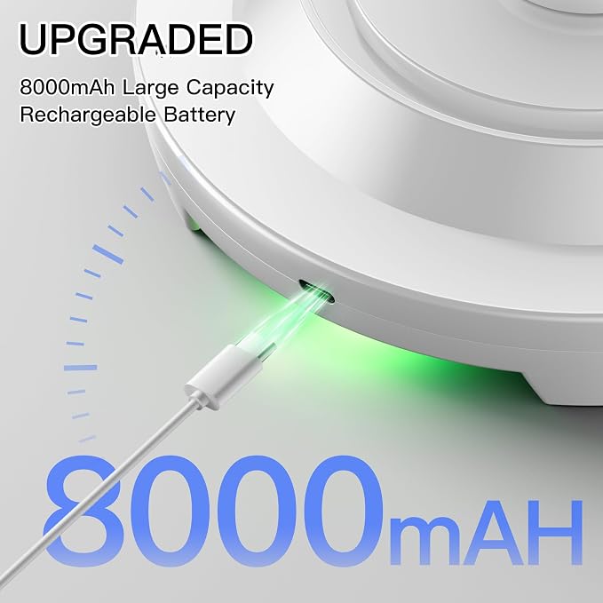 Homelist Newly Upgraded 8000mAh Rechargeable Ceiling Light, Battery-Operated - Image 2