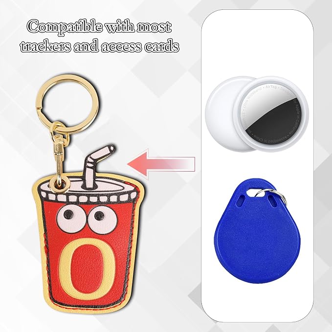 Leather Keychain Case Holder Compatible - Image 4