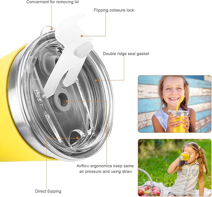 Yummy Sam 12oz Kids Stainless Steel Cups - Image 4