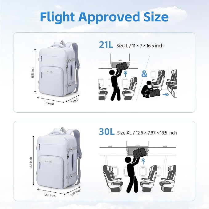 RealCool Travel Backpack for Women Men - Image 5