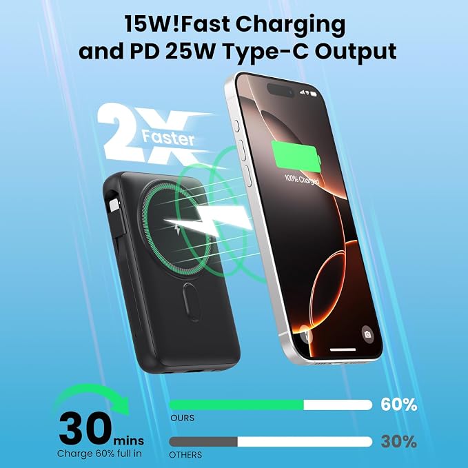 Magnetic Portable Charger for iPhone - Image 6